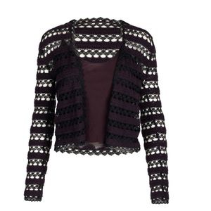 Chanel wool cardigan with silk cami set